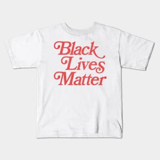 Retro Style Black Lives Matter Design Kids T-Shirt